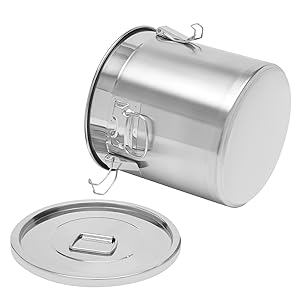 stainless steel canisters with lids for the kitchen