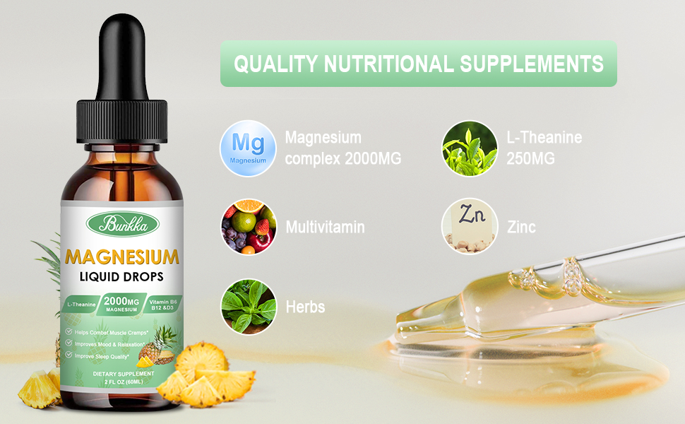 [2000mg] Magnesium Glycinate Supplement, Magnesium Complex