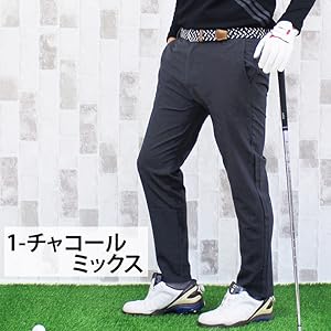 Amazon | [nStinger] 接触冷感 ゴルフパンツ メンズ ストレッチ