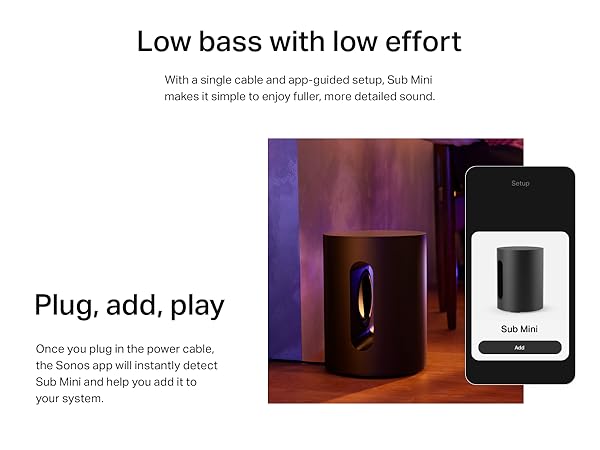 Sonos Sub Mini Black SUBM1JP1 くろ Sonos Sub Mini Wireless Subwoofer - Black | Best Buy Canada