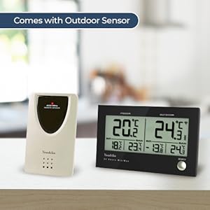 Comes with an Outdoor Sensor