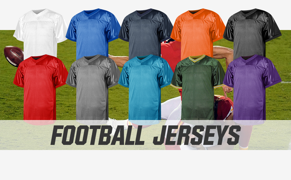 Blank Soccer Jersey, Men's 90s Hip Hop Party Practice Sports T-Shirt Black White Red S-3XL