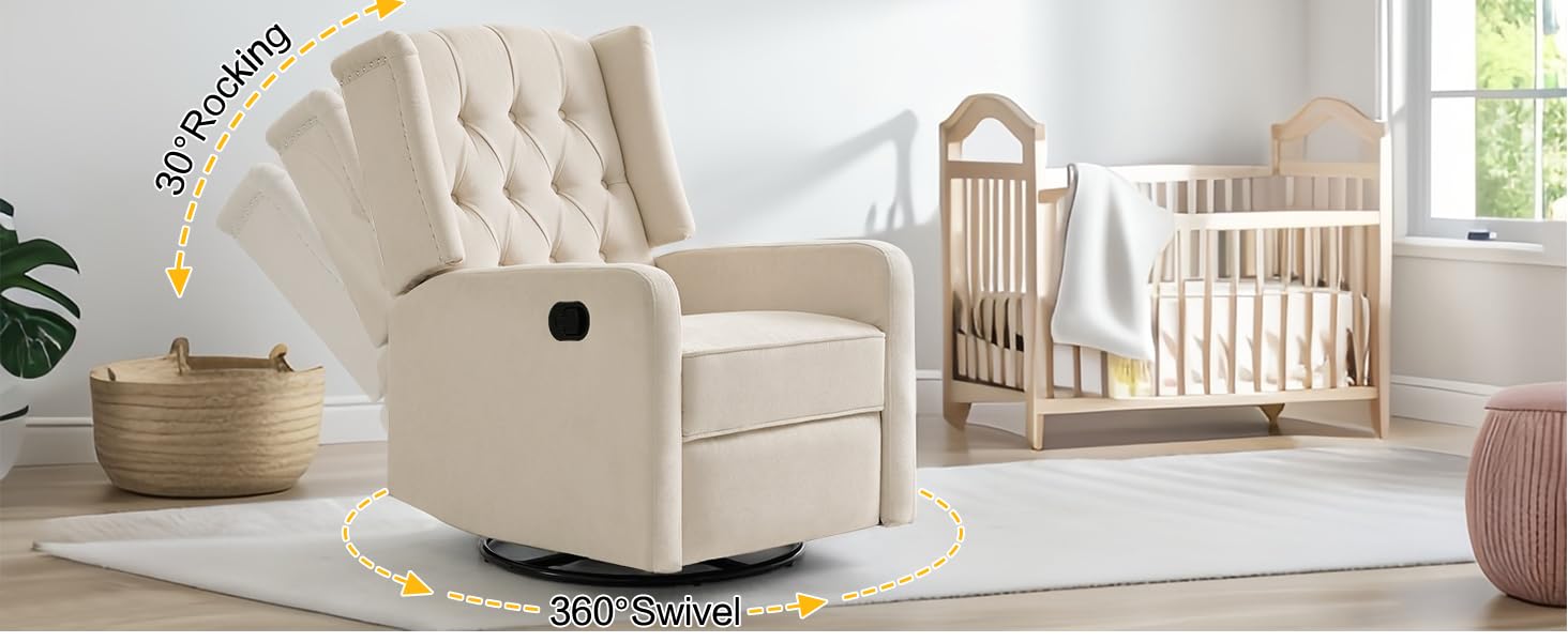 Swivel Rocker Recliner Chair