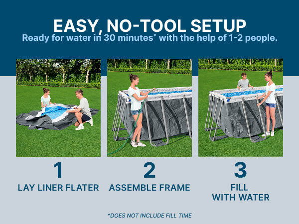 Amazon.com: Bestway 2 Pack Power Steel 24' x 12' x 52