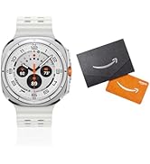 Samsung Galaxy Watch Ultra 47mm LTE Smartwatch + Gift Card, Titanium Casing, Advanced Sleep Coach...