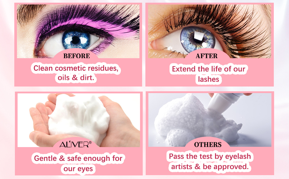  EYELASH SHAMPOO FOR LASH EXTENSIONS 2