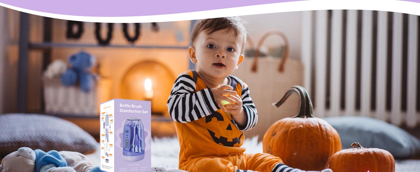 electric baby bottle brush cleaner set