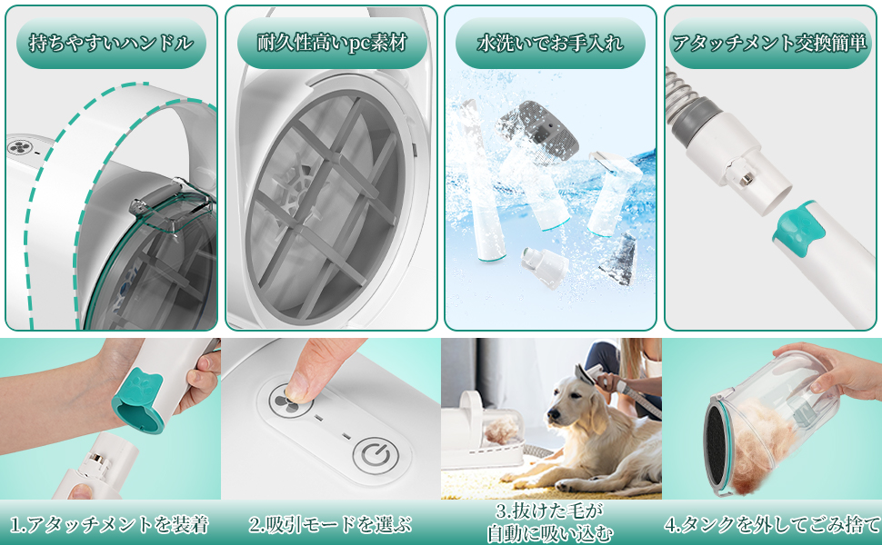 Amazon.co.jp: 犬 バリカン ペット用バリカンセット 15000Pa 超