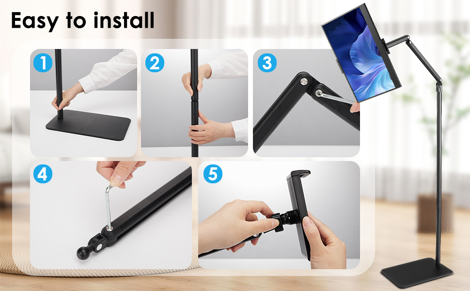 tablet stand installation
