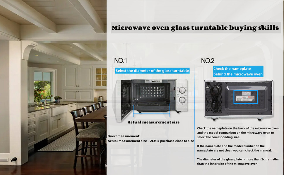 9.6" Microwave Plate ReplacementMicrowave Glass Turntable