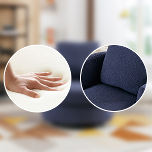 swivel barrel chair set of 2