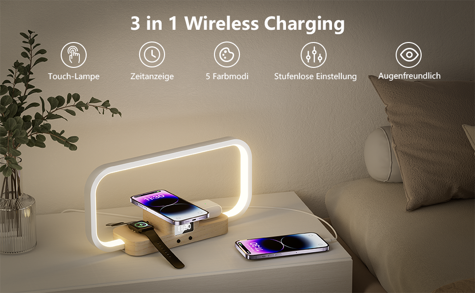 3 in 1 Wireless Charging