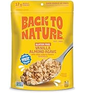 Back to Nature Granola Cereal - Gluten Free, Non-GMO, Plant Based Snacks made with Whole Grain Ro...