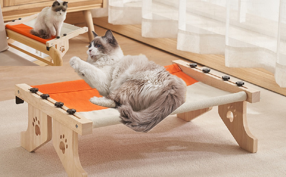 Amazon.co.jp: 猫 ペットハンモック 犬猫用ベッド 猫ハンモック