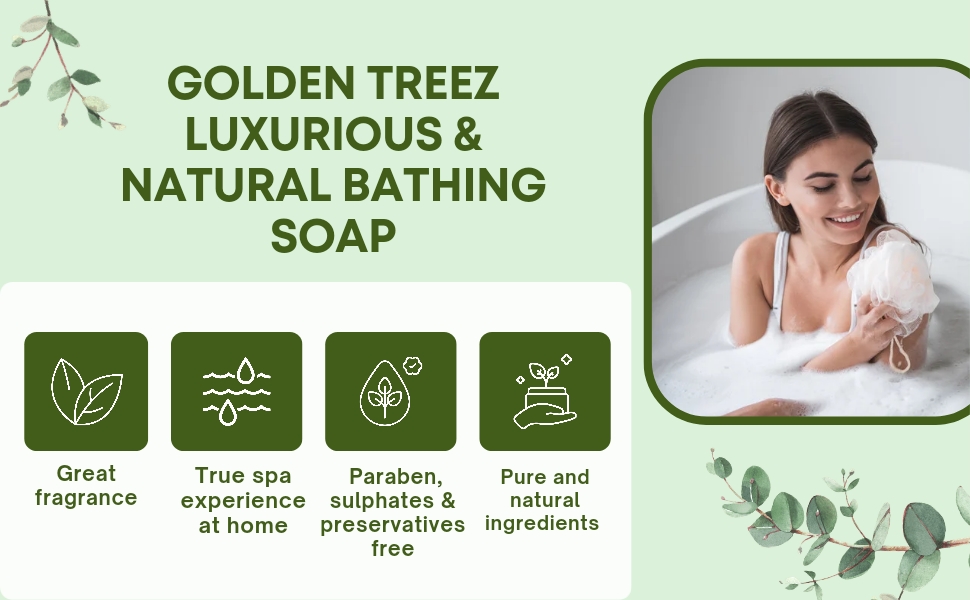 Buy Golden Treez Charcoal Bath Soap Enriched With Activated Charcoal