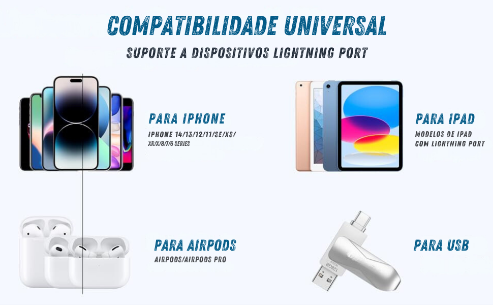 ADAPTADOR LIGHTNING MACHO - TIPO C FEMEA OTG
