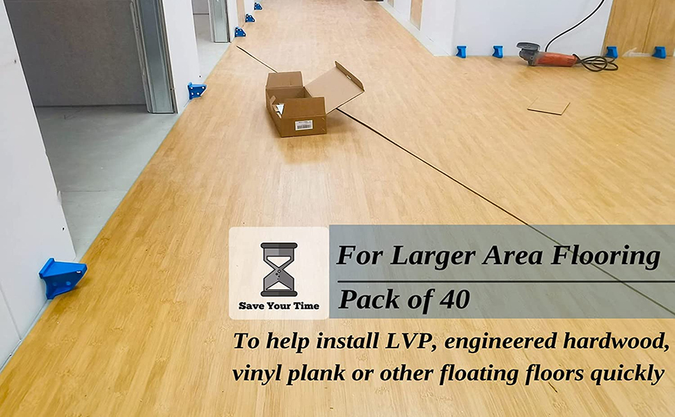 Live Clouds 40PCS Flooring Spacers Laminate Flooring Installation Kit