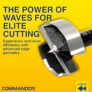 Fisch Black Shark 7 Piece Forstner Drill Bit Set, Premium