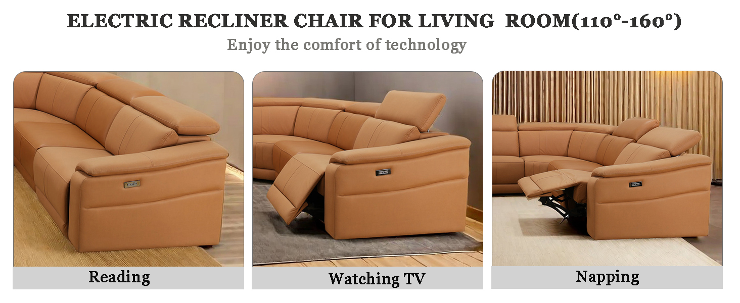 A Ainehome Sectional Sofa Couch for Living Room, Power