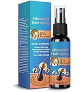 Hair Growth Serum Spray, 5% Minoxidil Serum for Thicker Hair and Beard (30 ml)