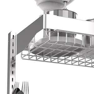 dish drying rack over the sink