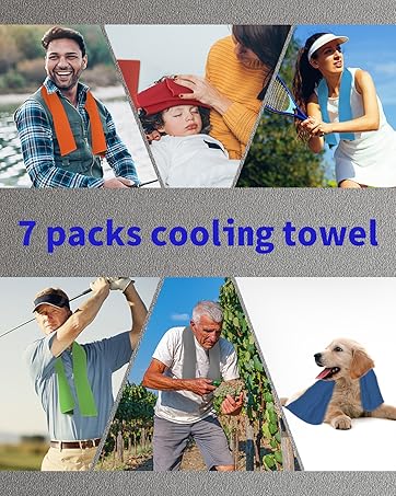 7 packs cooling towel