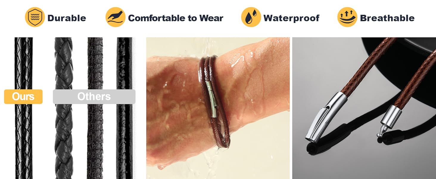 LEATHER CORD NECKLACE