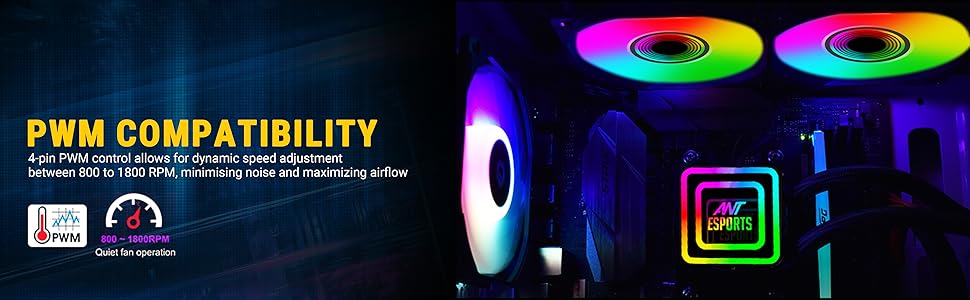 ant esports infinity 240 argb cooler pwm compatibility