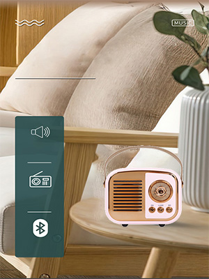 vintage radio bluetooth speaker