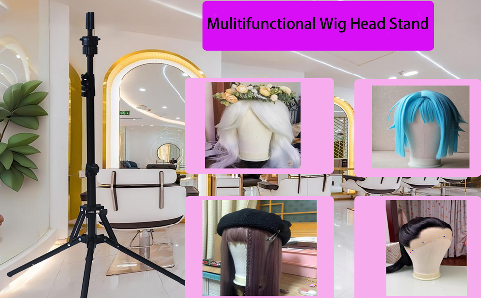 Multifunctional Wig Head Stand 