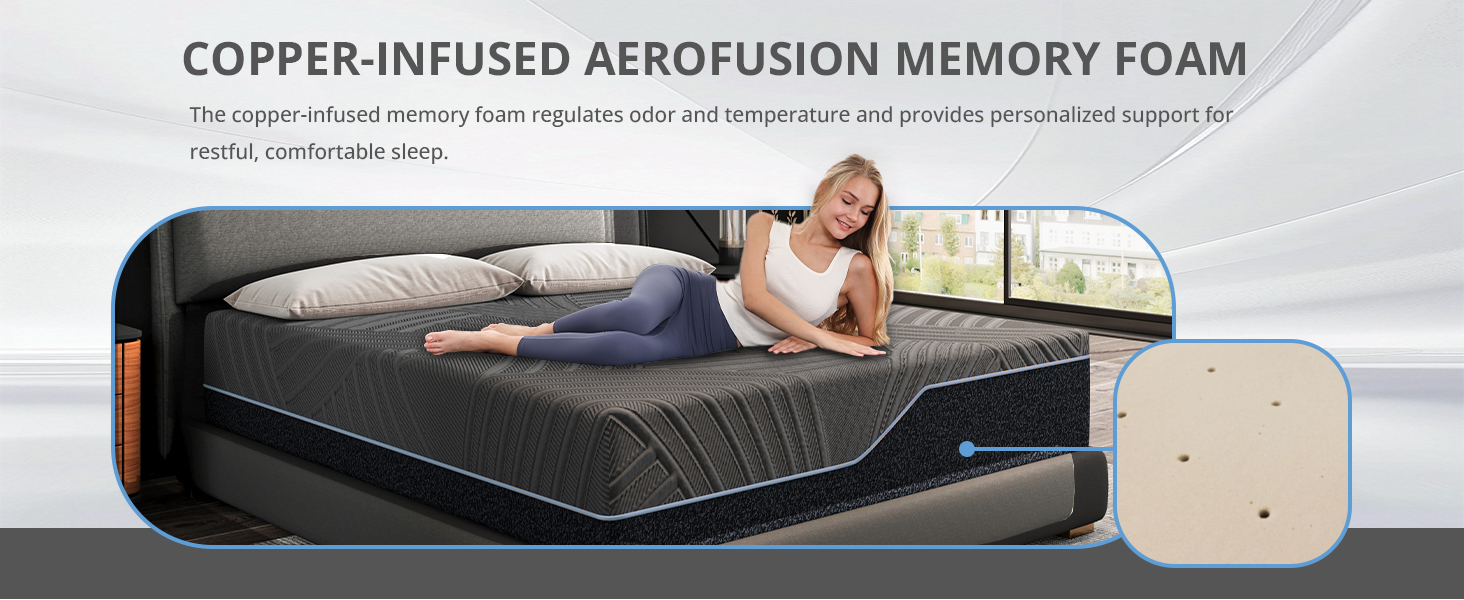 copper infused memory foam