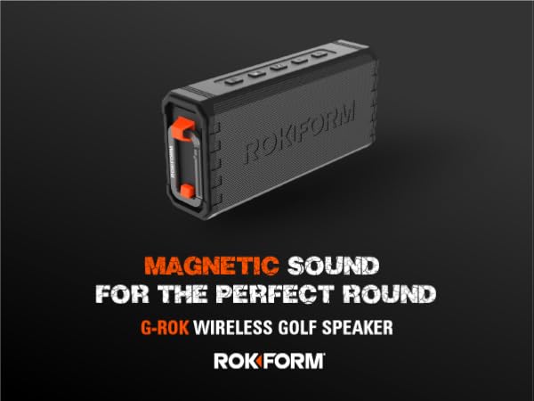 G-ROK ポータブル・ワイヤレスゴルフスピーカー 336501 楽天市場】【ROKFORM】G-ROK ポータブル・ワイヤレスゴルフ