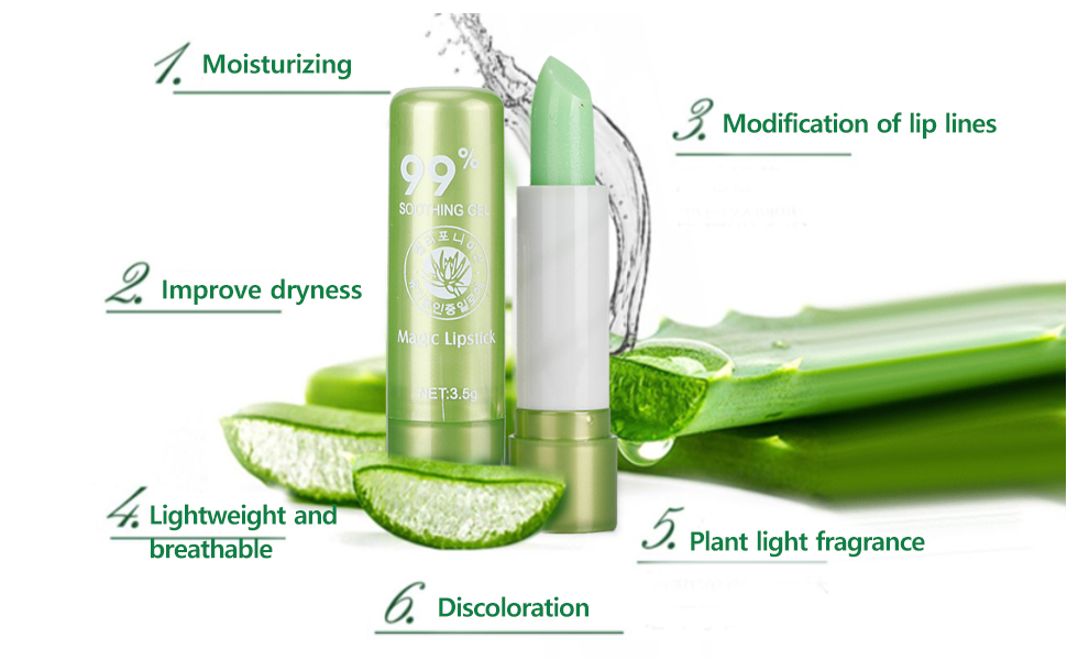 Aloe Vera Lip Balm Colour Changing