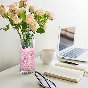 ELFULLY 5 lb Natural Rose Pink Crystal