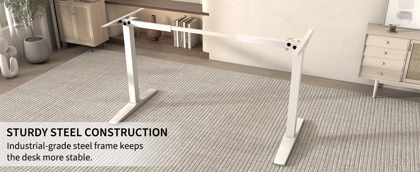 Monomi Height Adjustable Electric Standing Desk, 55 x 28