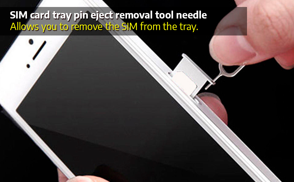 Sim Card Tray Pin Eject Removal Tool Needle Opener Ejector 10X Pack by