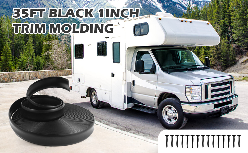 GGTE RV Trim Molding Insert (1”35FT) Trailer Trim Molding