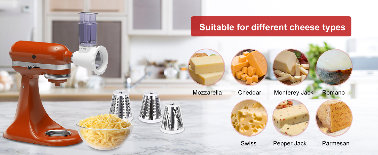 kitchen aid cheese grater attachment for kitchenaid stand mixer