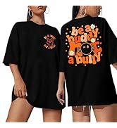 Unity Day Orange Shirt Women Be A Buddy Not A Bully Shirts Kindness Takes Courage Tees Oversized ...