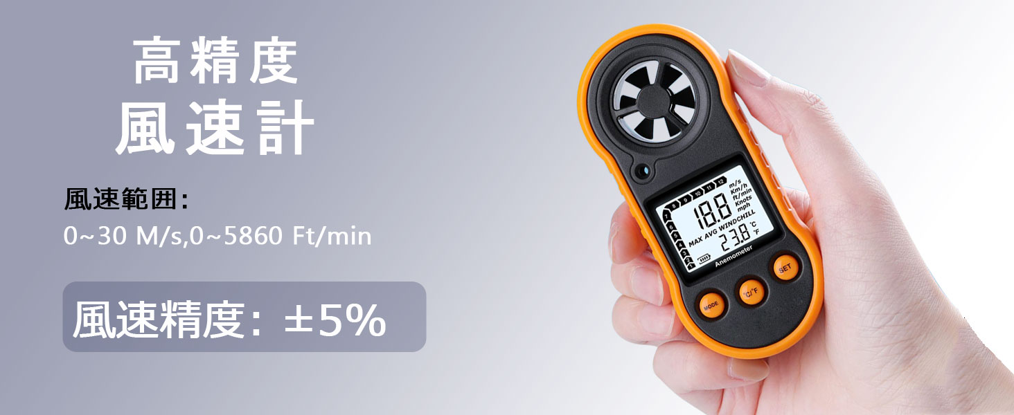 デジタル風速計