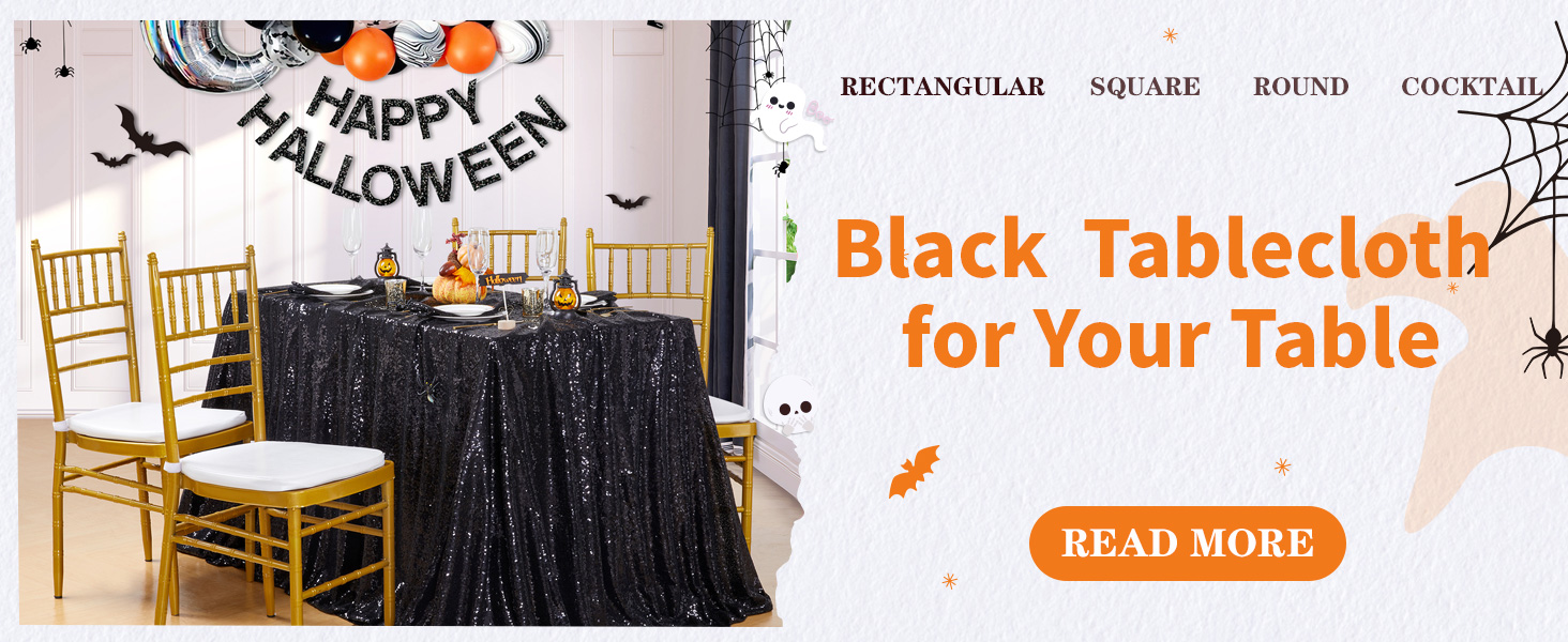 sequin tablecloth