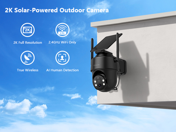 Galayou R1 2K防犯カメラ ソーラーパネル付き Amazon.co.jp: Galayou R1 屋外用防犯カメラ ソーラーパネル付き