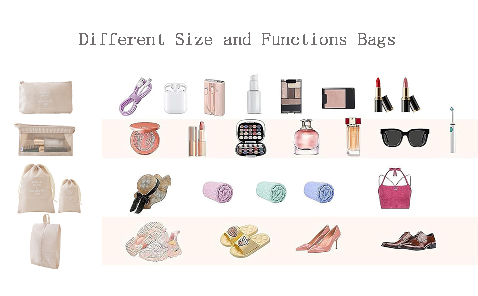 Different Size and Function Bags