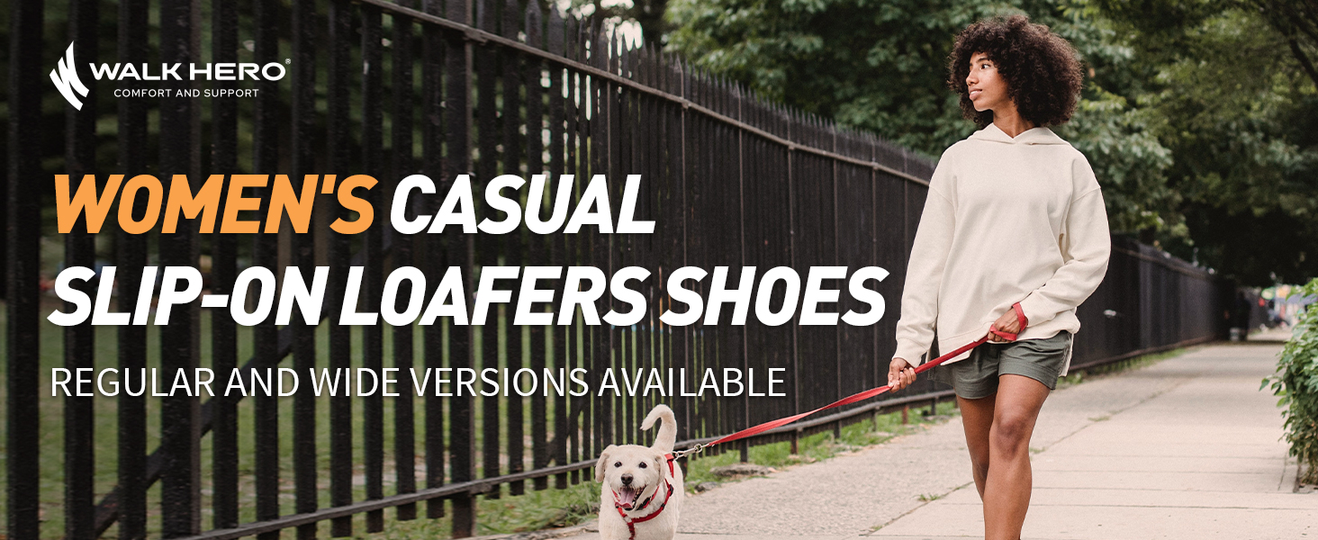 Womens casual slip on loafers shoes