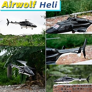 Airwolf helicopter product show
