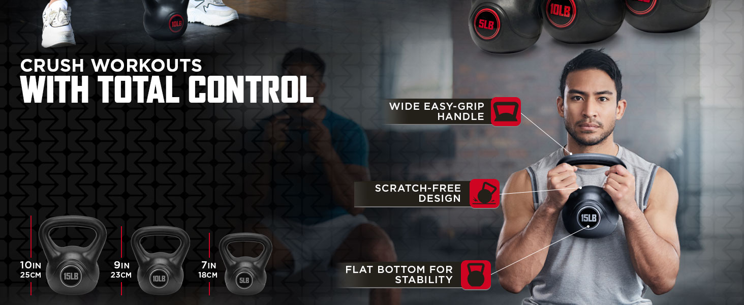 Crush workouts with total control
