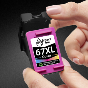 Remove plastic cap from smart ink replacement for hp ink 67