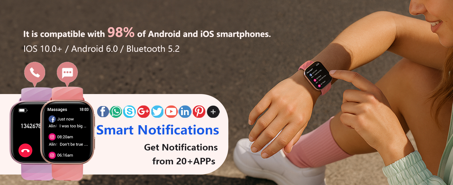 smart watches compatible with Android ios