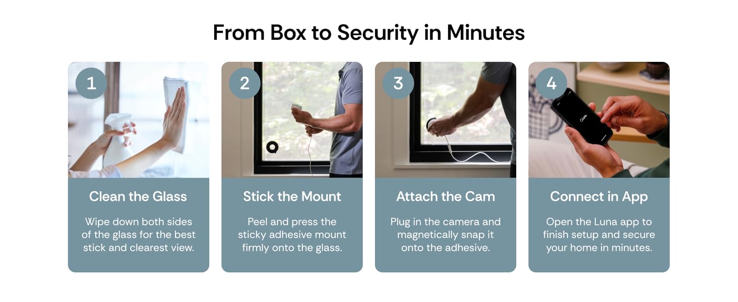 Easy Install, AI Motion Detection, Plug-in, Color Night Vision, Two Way Audio, Cloud Storage