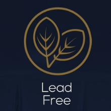 4 Square Engraved Glass Set 7 Lead Free Icon